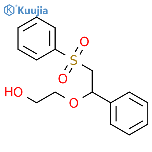 Ethanol, 2-[1-phenyl-2-(phenylsulfonyl)ethoxy]- structure