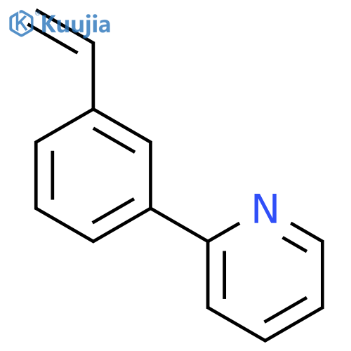 PYRIDINE, 2-(3-ETHENYLPHENYL)- structure