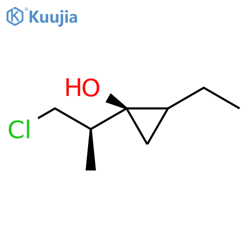 Cyclopropanol, 1-[(1R)-2-chloro-1-methylethyl]-2-ethyl-, (1R)- structure