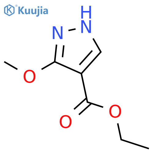 Ethyl 3-methoxy-1H-pyrazole-4-carboxylate structure