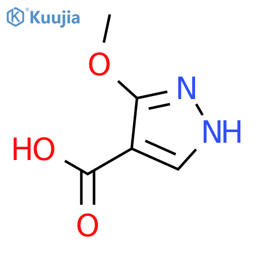3-methoxy-1H-Pyrazole-4-carboxylic acid structure