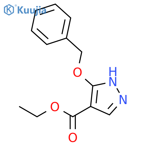 ethyl 3-(benzyloxy)-1H-pyrazole-4-carboxylate structure
