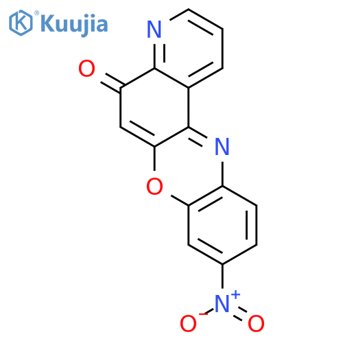 5H-Pyrido[3,2-a]phenoxazin-5-one, 9-nitro- structure