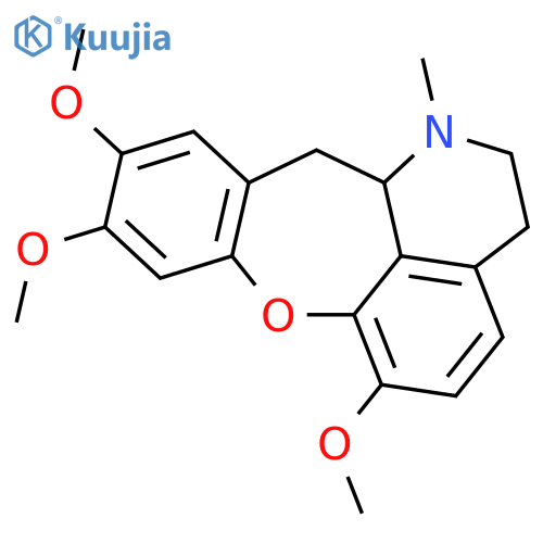 1H-[1]Benzoxepino[2,3,4-ij]isoquinoline,2,3,12,12a-tetrahydro-6,9,10-trimethoxy-1-methyl-, (12aS)- structure