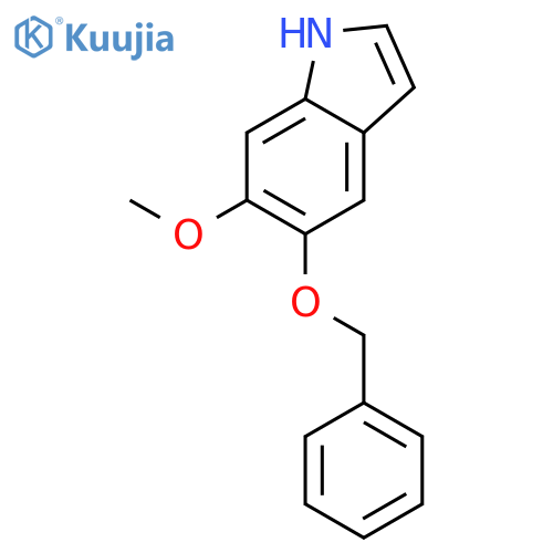 5-Benzyloxy-6-methoxyindole structure