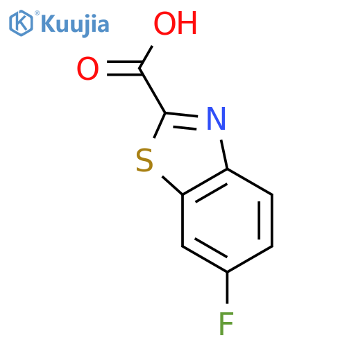 6-fluoro-1,3-benzothiazole-2-carboxylic acid structure