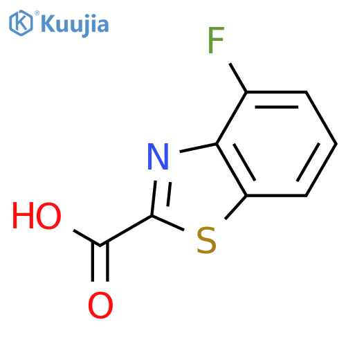 4-fluoro-1,3-benzothiazole-2-carboxylic acid structure