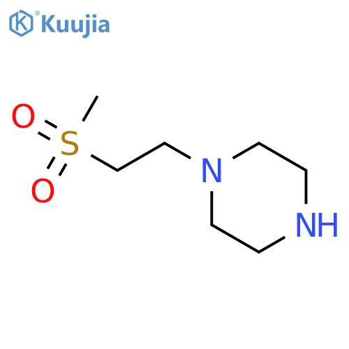 1-(2-Methanesulfonylethyl)piperazine Dihydrochloride structure