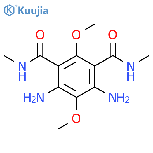 1,3-BENZENEDICARBOXAMIDE, 4,6-DIAMINO-2,5-DIMETHOXY-N,N'-DIMETHYL- structure