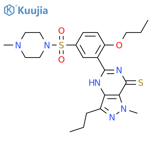 Propoxyphenyl thiosildenafil structure