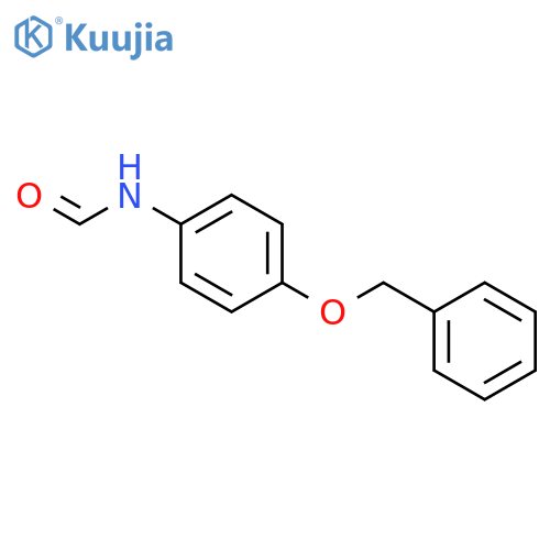FORMAMIDE, N-[4-(PHENYLMETHOXY)PHENYL]- structure