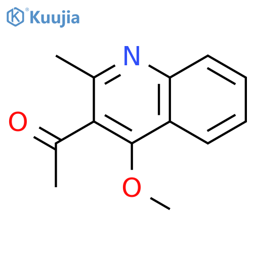 ETHANONE, 1-(4-METHOXY-2-METHYL-3-QUINOLINYL)- structure