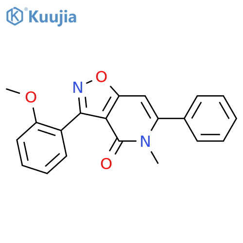 3-(2-Methoxyphenyl)-5-methyl-6-phenylisoxazolo-4,5-cpyridin-4(5H)-one structure