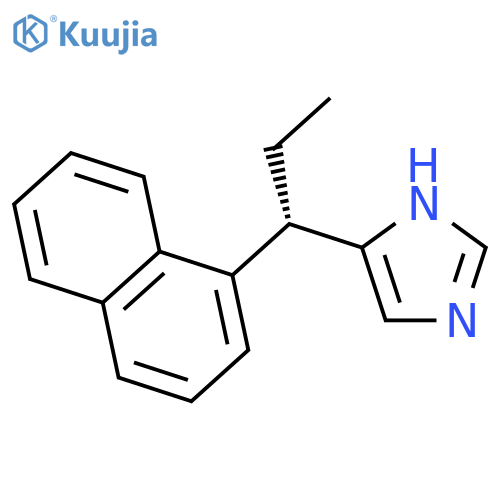 1H-IMIDAZOLE, 4-[(1S)-1-(1-NAPHTHALENYL)PROPYL]- structure