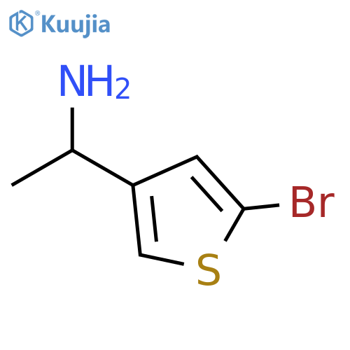 1-(5-bromothiophen-3-yl)ethan-1-amine structure