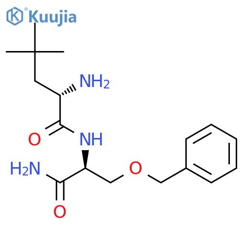 L-SERINAMIDE, 4-METHYL-L-LEUCYL-O-(PHENYLMETHYL)- structure
