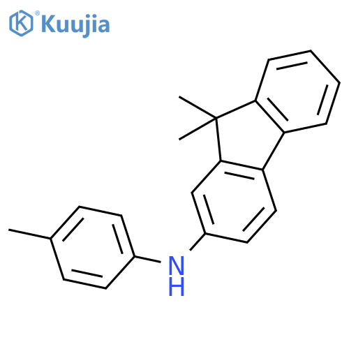 9H-Fluoren-2-amine, 9,9-dimethyl-N-(4-methylphenyl)- structure