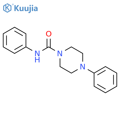 N,4-diphenylpiperazine-1-carboxamide structure