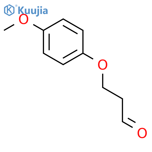Propanal, 3-(4-methoxyphenoxy)- structure