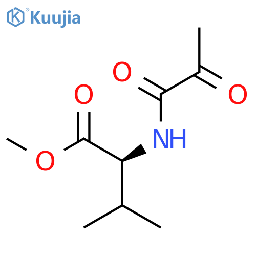 L-VALINE, N-(1,2-DIOXOPROPYL)-, METHYL ESTER structure