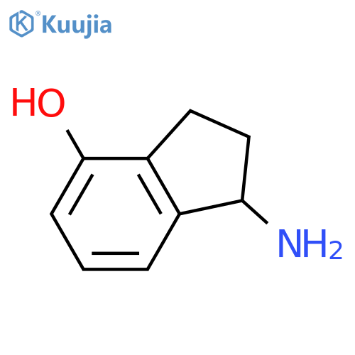 1-amino-2,3-dihydro-1H-inden-4-ol structure