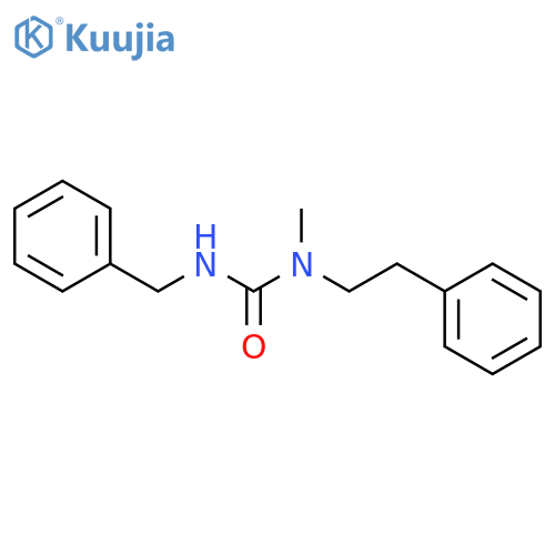 UREA, N-METHYL-N-(2-PHENYLETHYL)-N'-(PHENYLMETHYL)- structure