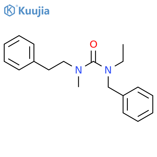 Urea, N-ethyl-N'-methyl-N'-(2-phenylethyl)-N-(phenylmethyl)- structure