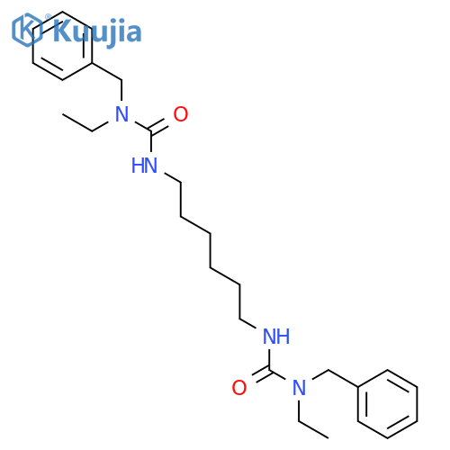 Urea, N,N''-1,6-hexanediylbis[N'-ethyl-N'-(phenylmethyl)- structure