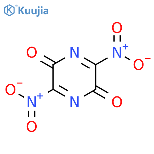 2,5-PYRAZINEDIONE, 3,6-DINITRO- structure