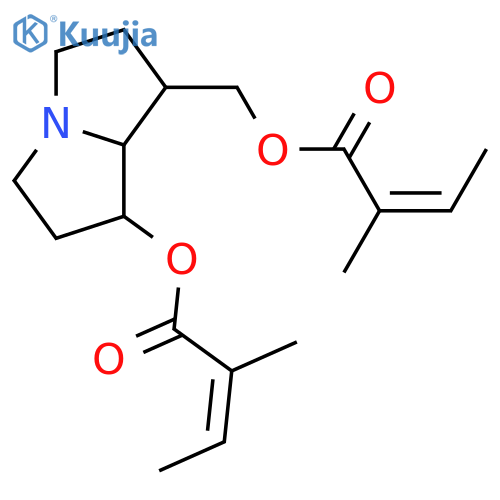 Hexahydro-7-hydroxy-1H-pyrrolizine-1-methanol; (1S,7R,7aR)-form, Diangeloyl structure