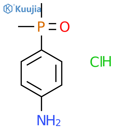 4-dimethylphosphorylaniline;hydrochloride structure
