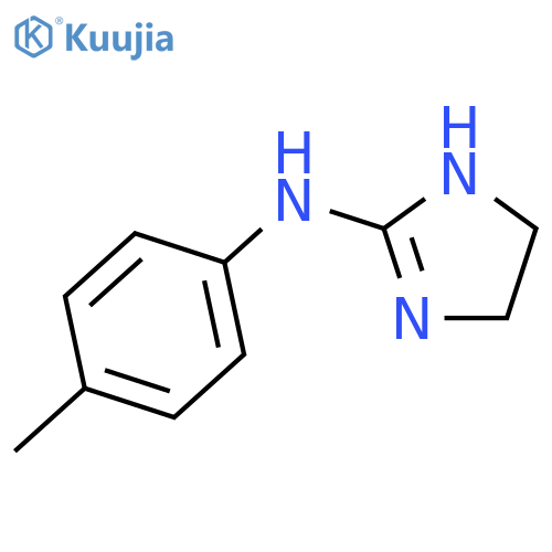 N-(4-methylphenyl)-4,5-dihydro-1H-imidazol-2-amine structure