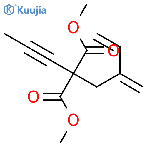 PROPANEDIOIC ACID, (2-METHYLENE-3-BUTENYL)-2-PROPYNYL-, DIMETHYL ESTER structure