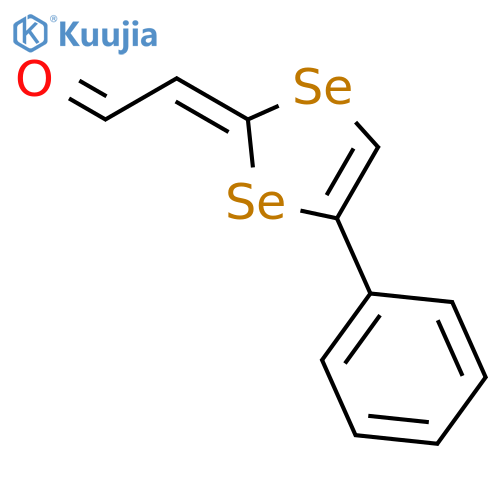 Acetaldehyde, (4-phenyl-1,3-diselenol-2-ylidene)- structure