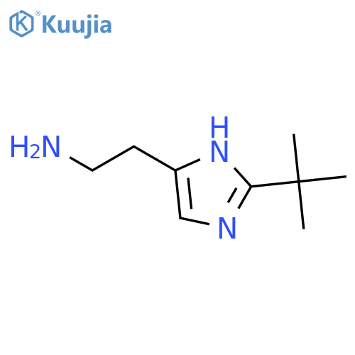 1H-Imidazole-4-ethanamine, 2-(1,1-dimethylethyl)- (9CI) structure