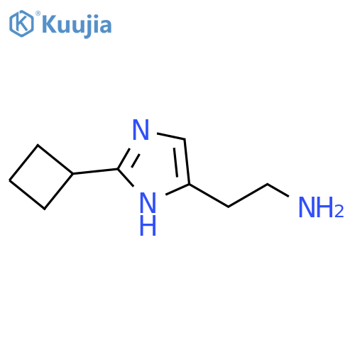 1H-Imidazole-4-ethanamine,  2-cyclobutyl-  (9CI) structure