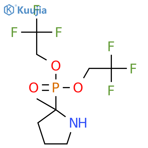 PHOSPHONIC ACID, (2-METHYL-2-PYRROLIDINYL)-, BIS(2,2,2-TRIFLUOROETHYL) ESTER structure