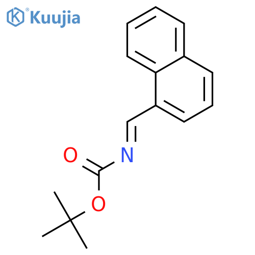 (E)-tert-Butyl (naphthalen-1-ylmethylene)carbamate structure