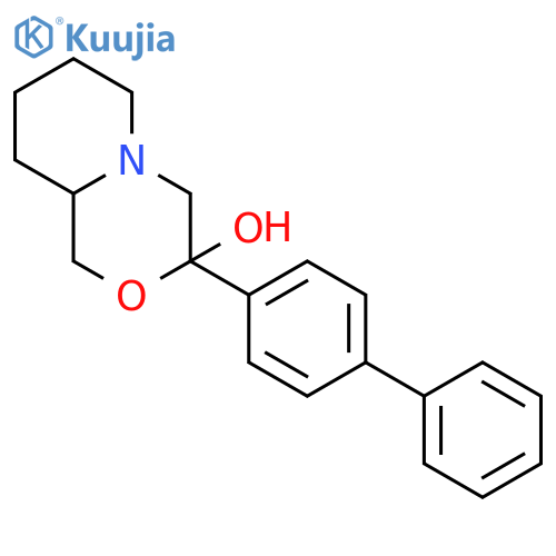 PYRIDO[2,1-C][1,4]OXAZIN-3-OL, 3-[1,1'-BIPHENYL]-4-YLOCTAHYDRO- structure