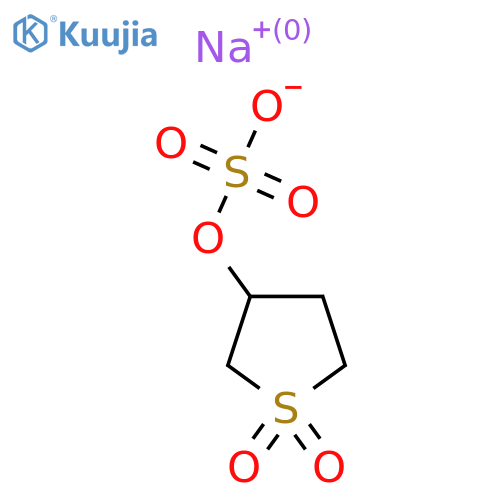 (1,1-dioxothiolan-3-yl) hydrogen sulfate;sodium salt structure