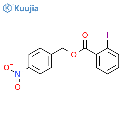 2-Iodo-benzoic acid 4-nitro-benzyl ester structure