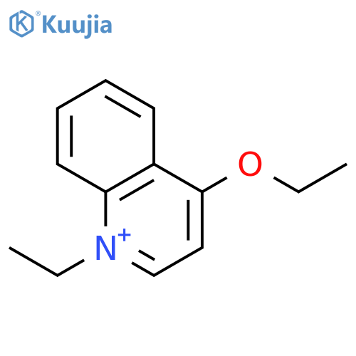 QUINOLINIUM, 4-ETHOXY-1-ETHYL- structure