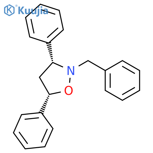 Isoxazolidine, 3,5-diphenyl-2-(phenylmethyl)-, (3R,5S)-rel- structure