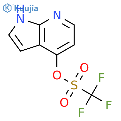 1h-Pyrrolo2,3-Bpyridin-4-yl Trifluoromethanesulfonate structure