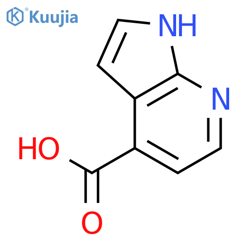 1H-Pyrrolo[2,3-b]pyridine-4-carboxylic acid structure