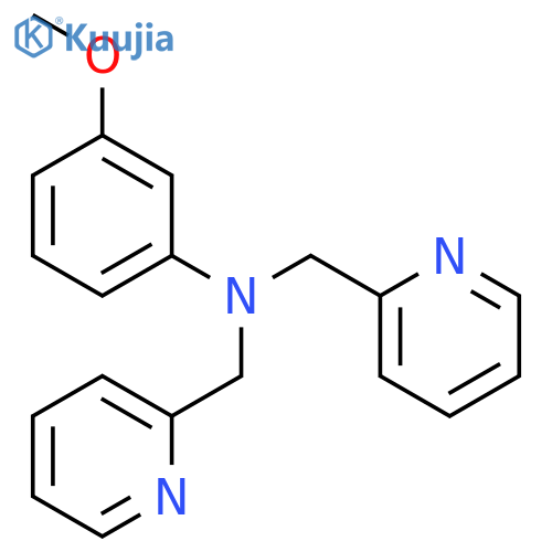 2-PYRIDINEMETHANAMINE, N-(3-METHOXYPHENYL)-N-(2-PYRIDINYLMETHYL)- structure