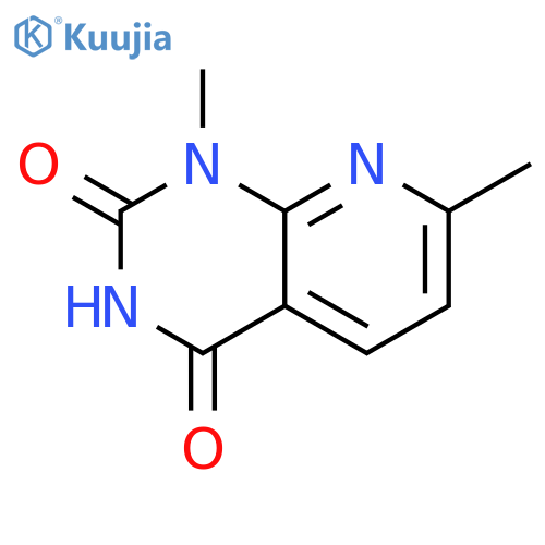 PYRIDO[2,3-D]PYRIMIDINE-2,4(1H,3H)-DIONE, 1,7-DIMETHYL- structure