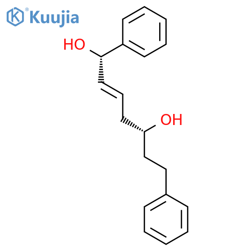 2-HEPTENE-1,5-DIOL, 1,7-DIPHENYL-, (1S,2E,5R)- structure