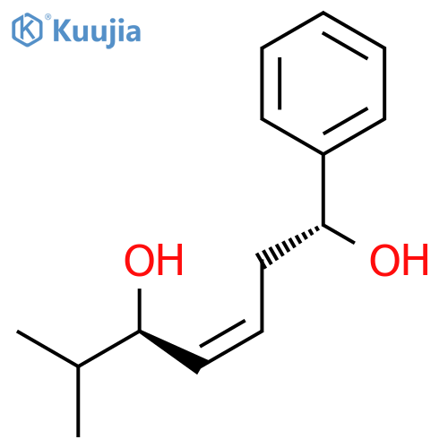 3-HEPTENE-1,5-DIOL, 6-METHYL-1-PHENYL-, (1R,3Z,5R)- structure