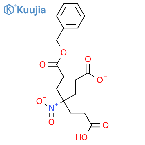 HEPTANEDIOIC ACID, 4-(2-CARBOXYETHYL)-4-NITRO-, 1-(PHENYLMETHYL) ESTER structure